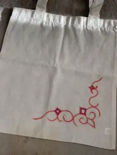アイヌ文様　アイヌ刺繍トートバッグ　エコバッグ　未使用