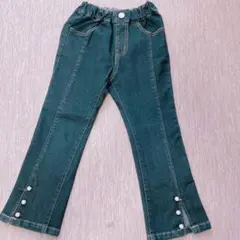 アプレレクール　パール付き　キッズ　フレアパンツ　110のサムネイル