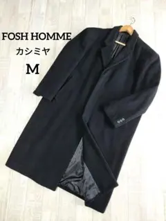 ✰【.Çom】様専用✰ウール カシミヤ ロングコート 黒 ビジネスコート 美品