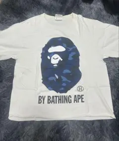 A BATHING APE ブルーカモ クロップドTシャツ XS - メルカリ