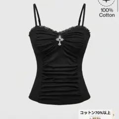 SHEIN シーイン ROMWE キャミソール ゴシック 十字架 XS