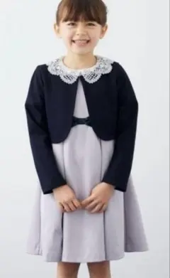 グローバルワーク セレモニーセットアップ ワンピース ボレロ 130cm