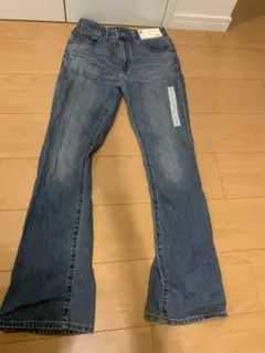 GU ミドルライズフレアジーンズ　デニム Sサイズ