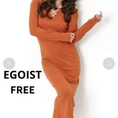 EGOISTレースアップタイトワンピース