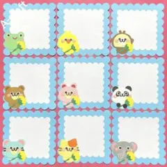 クラフトパンチ ミニクラフト 保育 メッセージカード どうぶつ カード クラフトパンチ ミニクラフト 保育 メッセージカード どうぶつ