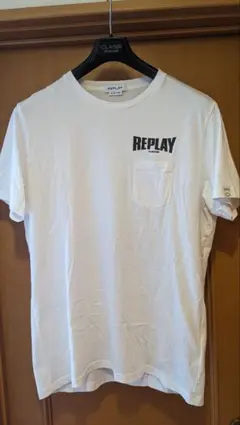 REPLAY オーガニックコットン ポケットTシャツ　XLのサムネイル