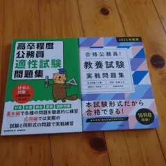 高卒程度 公務員 適性試験 問題集 2025年度版