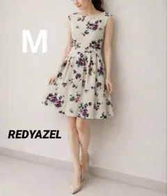 REDYAZEL レディアゼル 花柄 フレアワンピース ノースリーブ Mサイズのサムネイル