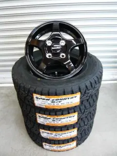 送料込☆TOYOオープンカントリーR/T☆145/80R12LT☆ハイゼット等のサムネイル