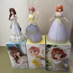 『五等分の花嫁＊』フィギュア 五等分の花嫁アニメ原画展ver. 3種セット
