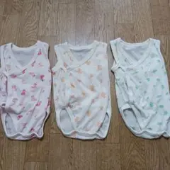 70cm コットンメッシュボディスーツ ノースリーブ