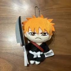 BLEACH 黒崎一護 ジャンプ展 ぬいぐるみキーホルダー - メルカリ