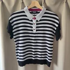 SONIA RYKIEL Collection ボーダー ポロシャツのサムネイル