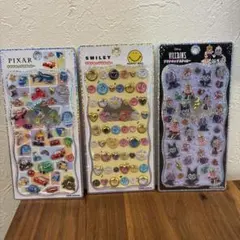 正規品　プチドロップステッカー　ピクサー　スマイリー　ヴィランズ