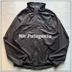 ま*る様 90s パタゴニア ゼファージャケット　ウインドブレーカー　黒　 短丈