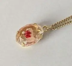 現品限り かすみ草のネックレス