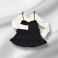 メゾピアノL（160）可愛いフリフリ長袖Tシャツ