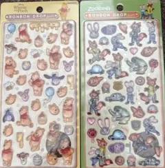 ボンボンドロップシール くまのプーさん ズートピア ディズニー 正規品