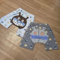 バイキンマン　ダダンダン　半ズボン　100サイズ　だだんだん　ばいきんまん