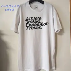 【ノースフェイス　メンズ　Lサイズ】白色　ホワイト　半袖Tシャツ