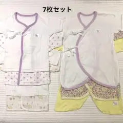 未使用品あり❋新生児肌着セット 短肌着4枚 長肌着3枚 ハッカベビー ユニクロ等