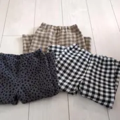 裏起毛あったかパンツ 3点セット ９０