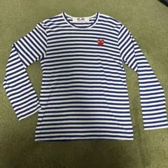 希少 PLAY COMME des GARÇONS ストライプTシャツ S - メルカリ