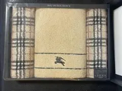 【未使用】バーバリー BURBERRY タオル3点 バスタオル フェイスタオル