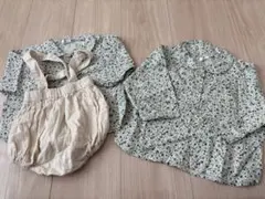 ブラックビーン　blackbean 花柄ブラウス　お揃い