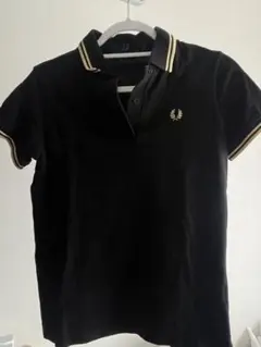 FRED PERRY フレッドペリー ポロシャツ 黒 金 イングランド製 36