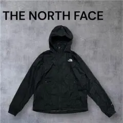 ノースフェイス ナイロンパーカー 黒 裏地メッシュ マウンテン　ウインド