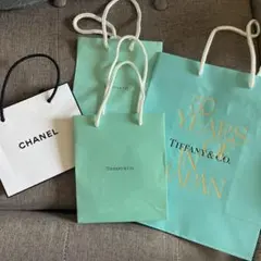CHANEL & Tiffany ショッピングバッグセット