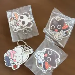 くら寿司　ガチャポンキーホルダー 4個セット