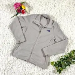 THE NORTH FACE ベージュ フリース ハーフジップ シャギー