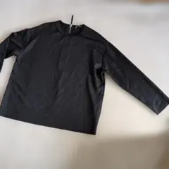 ZARA ブラック オーバーサイズ　クルーネック長袖 トップス