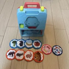 音で学べる知育玩具 絵合わせ カード遊び キャリーケース付き
