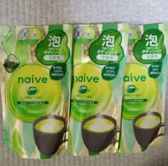 naive ナイーブ 泡ボディソープ 抹茶ラテの香り　詰替用　480ml×3のサムネイル