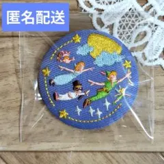 ディズニー　刺繍缶バッジ　ピーターパン