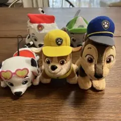 パウ・パトロール ぬいぐるみ 5体セット