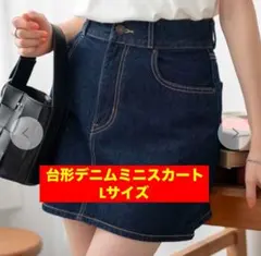 WEGO 台形デニムミニスカート　Lサイズ