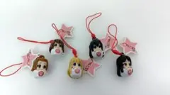 【映画 けいおん！】十六茶 限定ミニフィギュアストラップ 全5種セット