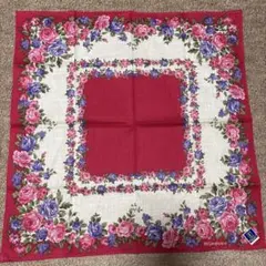 YVES SAINT LAURENT 花柄ハンカチ 約50cmのサムネイル