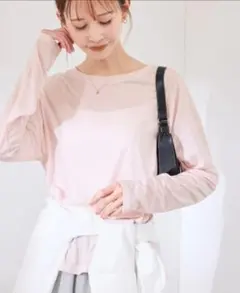 週末限定価格 ROPE' PICNIC　シアロングTシャツ