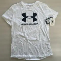 アンダーアーマー　160くらい　YXLサイズ　半袖Tシャツ　ホワイト