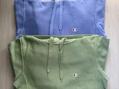 【2着セット】チャンピオン パーカー リバースウィーブ スウェット メンズ SM