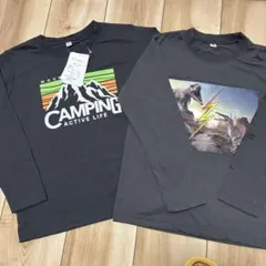 恐竜　長袖カットソーロンT 120cm 2点