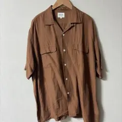 Morris&Sons 開襟リネンシャツ