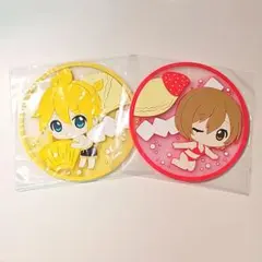 初音ミク クリアラバーコースター 2点