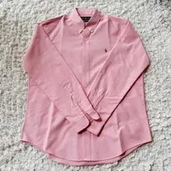 Ralph Lauren キッズ ピンク シャツ 150 カジュアル 羽織り - メルカリ