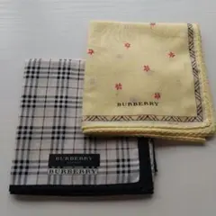 バーバリー BURBERRY ハンカチ2枚